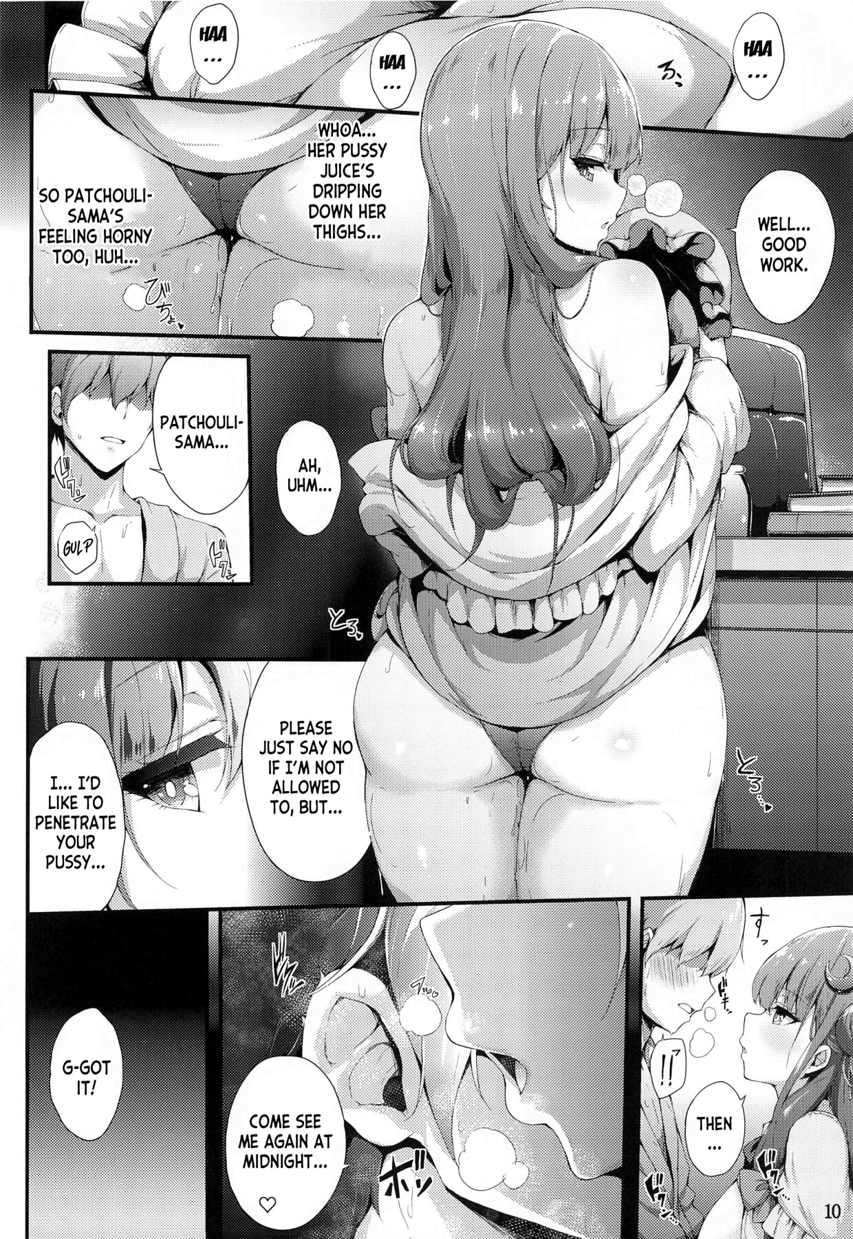 Hentai Manga Comic-Patchouli-sama will help you anytime ♥-Read-9